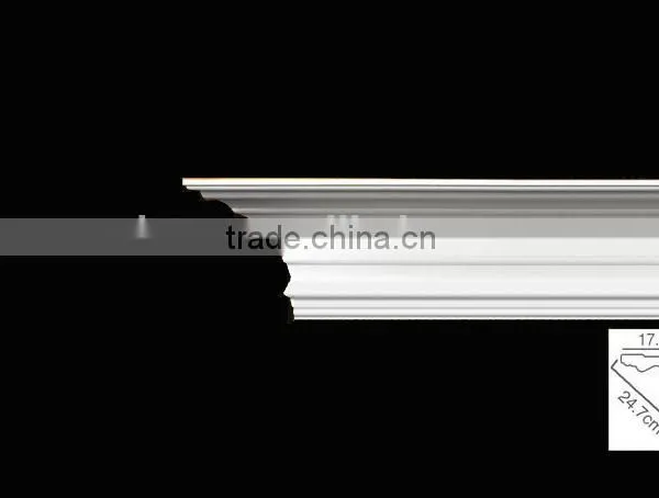 White pu Plain Cornice photo-2
