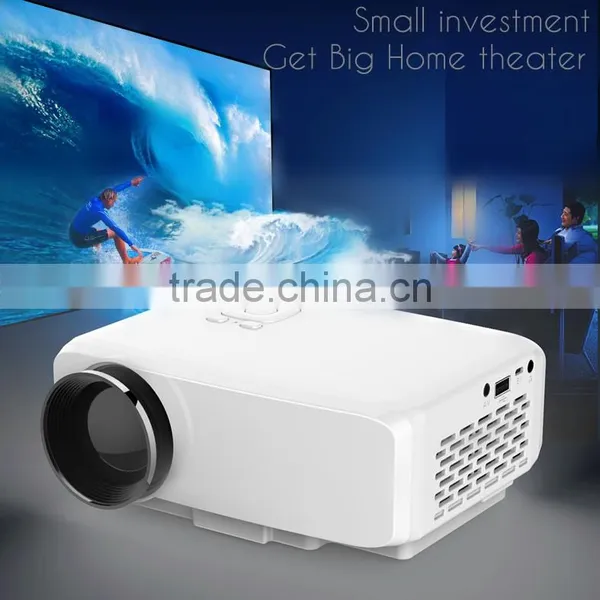 Latest LED Mini Projector, Full HD 3D Lumens, With VGA, AV,USB,SD,TV Inputs in Low Cost photo-3