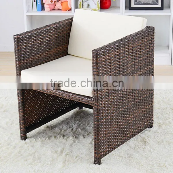 Simple Design Dining Room Furniture Garden 4 Chairs Rattan Wicker Outdoor Tea Dinning Table Set photo-6