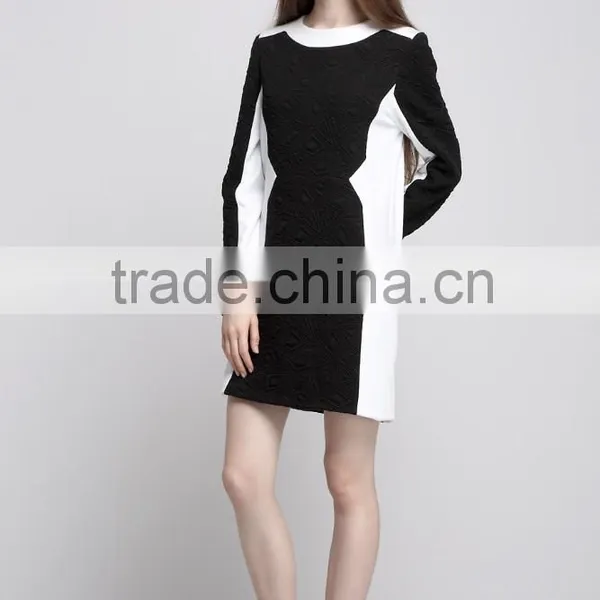 Black and White Party Dress Cocktail Dress photo-2