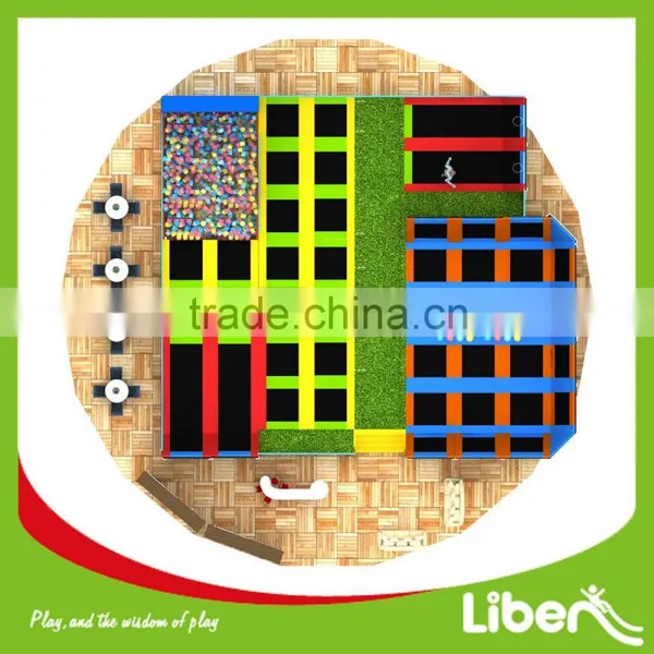 Made in China Kids Indoor Commercial Trampoline Park, Foam Pit and Dodgeball Trampoline Park for Kids photo-3