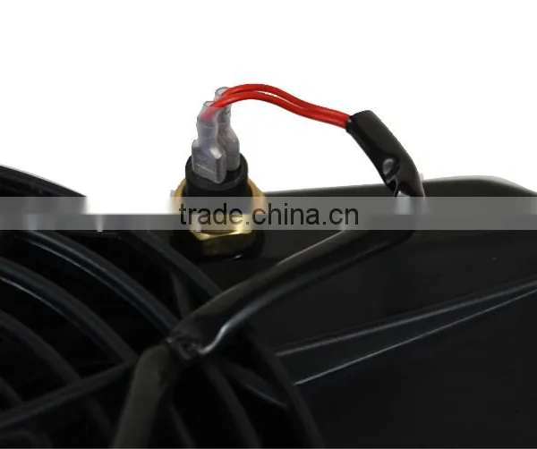 Vehicle Spare Parts Black Brazing All Aluminum Water Cooling Vehicle Radiator With 60W Cooling Fan photo-5