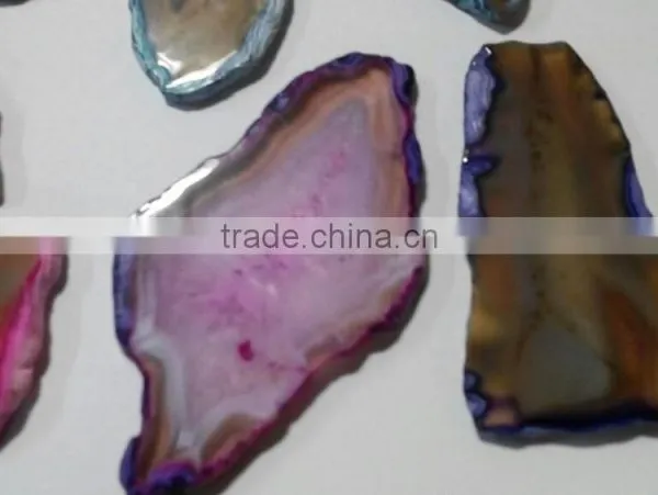 Wholesale Colorful Agate Slices photo-2