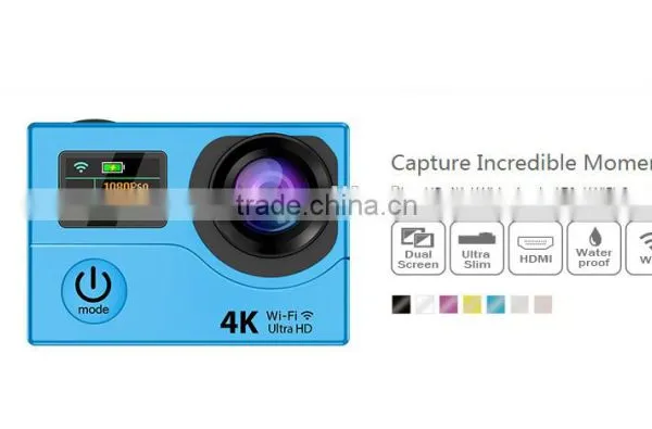 2016 Best Price! 4K Video Dual Screen WiFi Waterproof Sport Camera--DV-25 photo-2