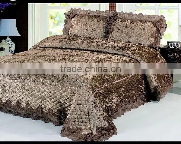 Pleuche Polyester/cotton Bedding Set /bed Sheet/duvet Cover/pillow