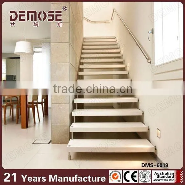 Modern Floating Wood Floor Stairs
