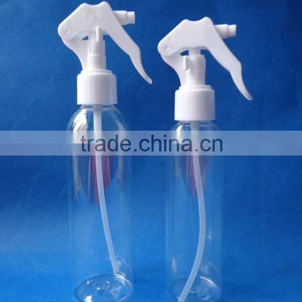 150ml 200ml Pet Clear Plastic Trigger Sprayer Bottle