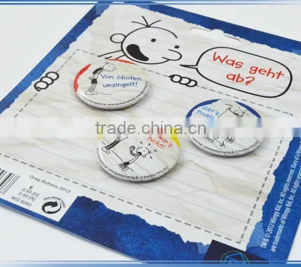 China Product Hot Sale Colorful Round Custom Plastic Pins Round Badges photo-5