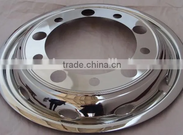 22.5 Inch Front Universal Stainless Steel Enjoliveur Camion for Truck/bus