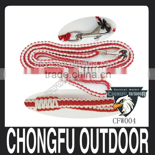 2015 Design Bright Color Led Braided Dog Paracord Leash
