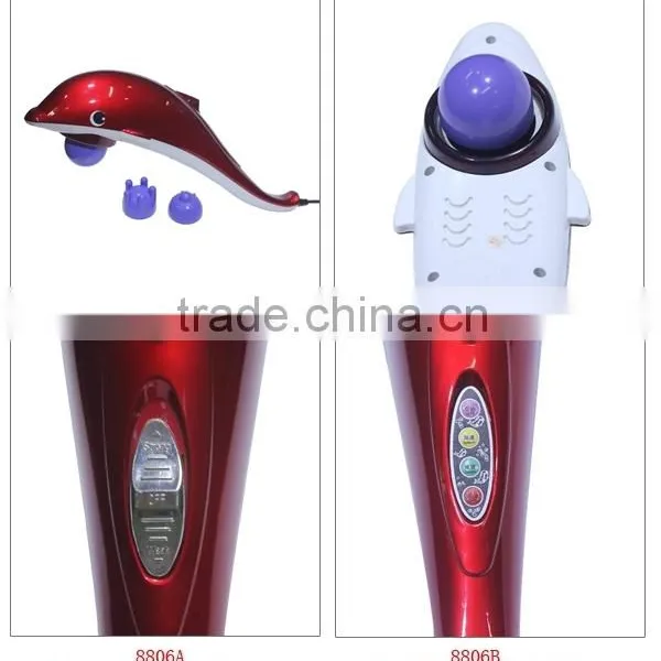 Low Price Electirc Infrared Dolphin Handle Body Massager Stick photo-4