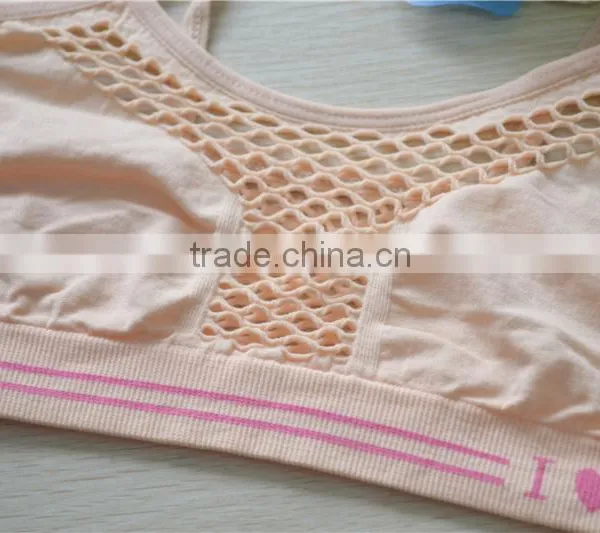Pep Bodyline Seamless Girls Cami Crop Top Sport Bra Young Underwear photo-3