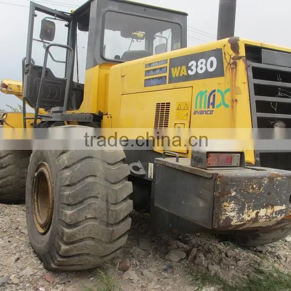 WA380-3-1-5 WA350-3-1 WA320-5 WA470-3-5 WA450 WA100 WA180 Used Komatsu Japanese Wheel Loaders on Sale photo-4