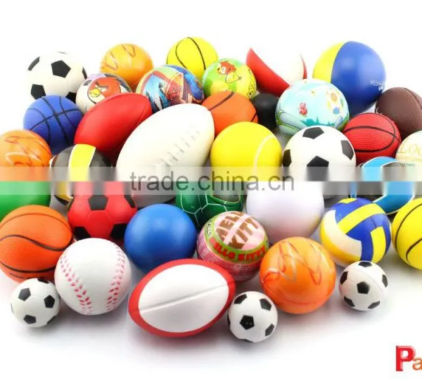 Partypro 2016 New Hot Sale PU FOAM Colorful Logo Print Foam Ball photo-6