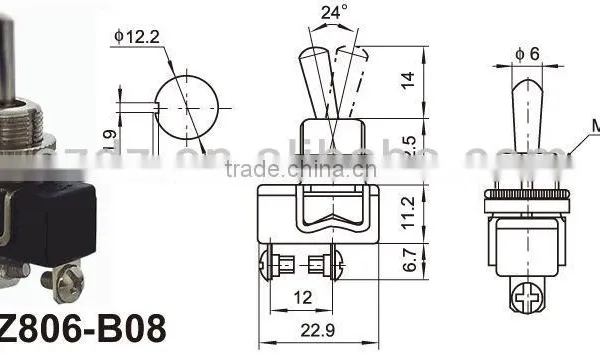 12V Plastic Toggle Switch,toggle Switch Safety Guard,illuminated Toggle Switch photo-2