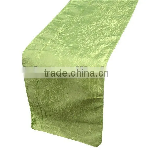 Crinkle Taffeta Banquet Table Runners,table Cloth,chair Sash,placemat,napkin,chair Cover