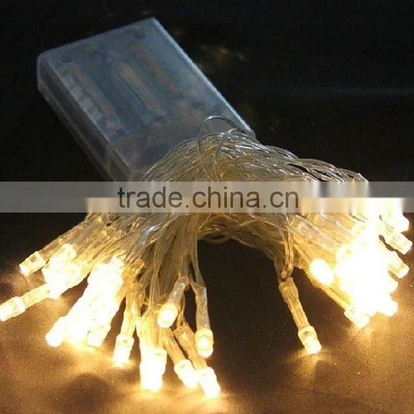 10M 80 LED AA Battery Powered Fairy Light String Wedding Decoration for Christmas photo-2