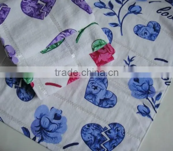 India Market Reactive Printing Detailing Cotton Towel photo-2