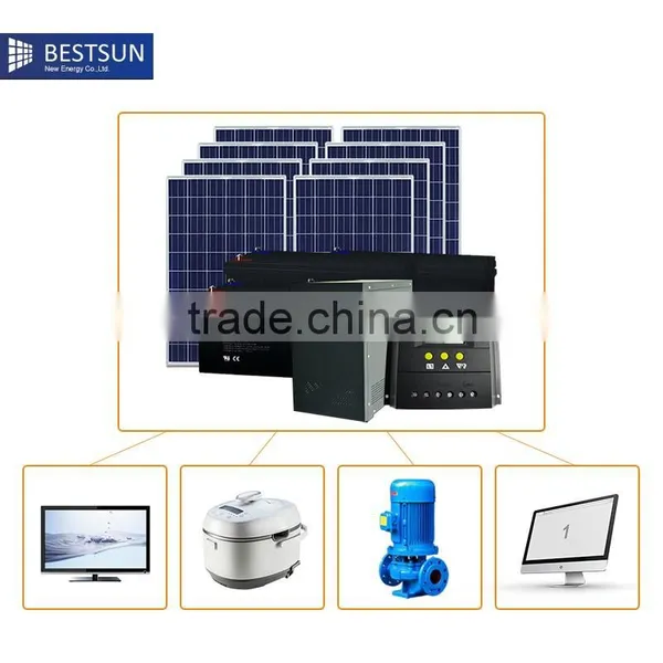2kw Home Solar Systems Solar Power System 2000w for Residentialsolar Energy photo-6