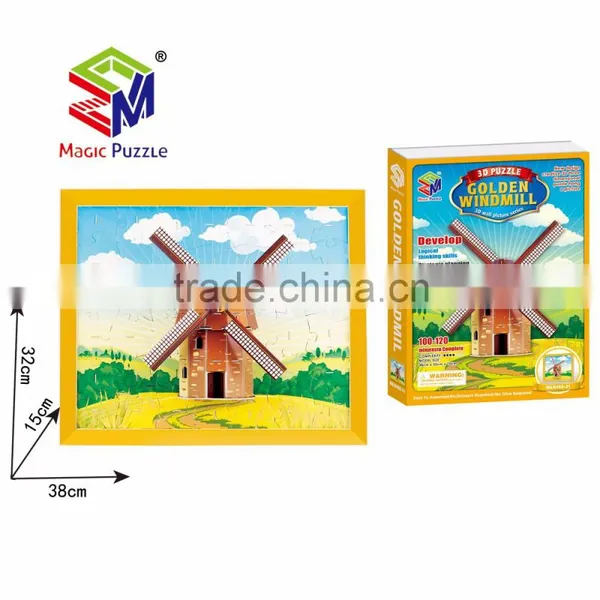 3D Dragon Boat Wall Decoration Puzzle Frame From China photo-3
