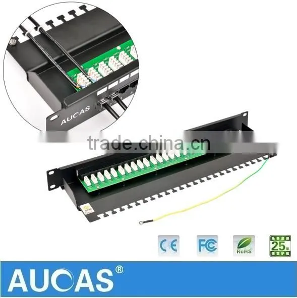 25 Port Telephone Coax Patch Panel Wall Mount Cat.6 Voice Patch Panel photo-6