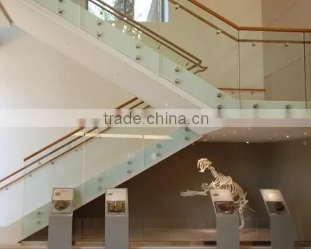 Threaded Glass Standoff/ Rubber Standoff Pins for Indoor Stair Glass Railing Designs photo-2
