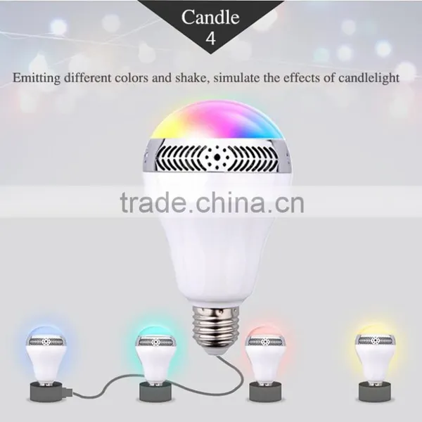 Bluetooth Smart RGBW LED Light Bulb Speaker photo-4