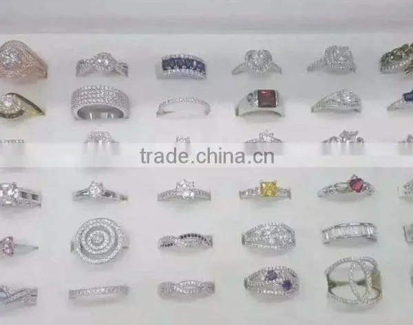 2016 Hot Sale Sterling Silver Jewelry, 925 Silver Ring Diamond, Factory Direct Sale S925 Ring Jewelry For Wedding photo-3