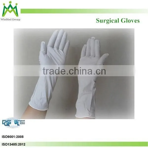 Disposable Aloe Latex Surgical Gloves/blue Latex Gloves Women&man Types