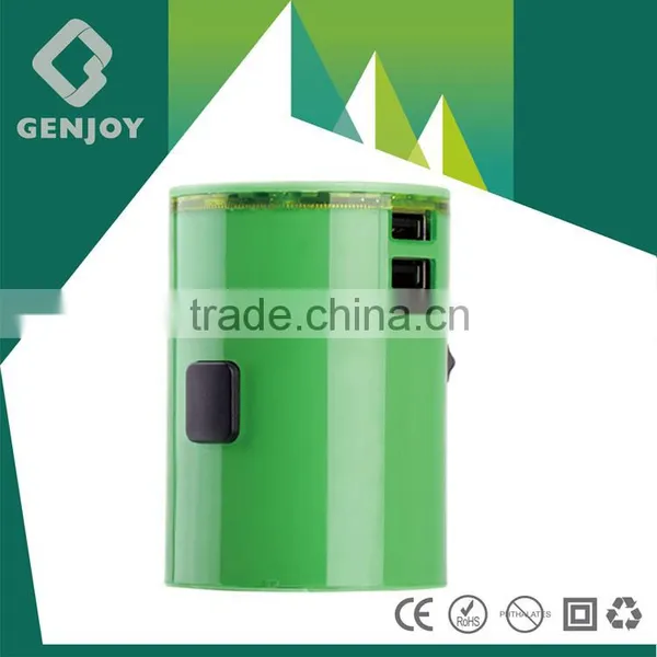 Newest Design GENJOYsolar Charger Led Flashlight Travel Plug Adapter photo-3