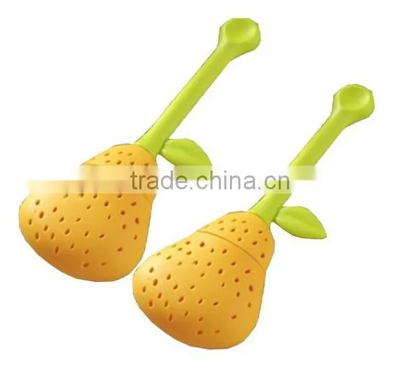 Pear Shape Silicone Tea BagTea Mesh StrainerTea Infuser photo-2