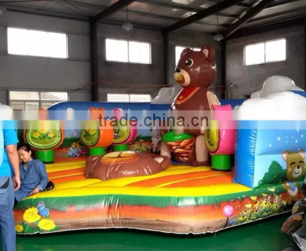 Lanqu Kids Equip Inflatable Castle Inflatable Bear Bouncer photo-5