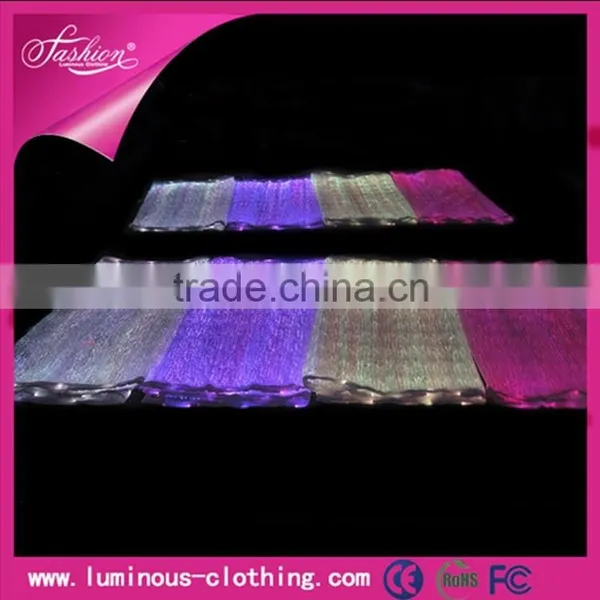 LED Lighting Fiber Optical Luminous Fabric Cloth Wholesale Cashmere Fabric Wholesale