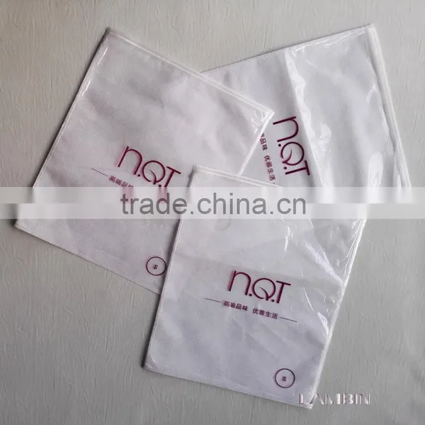 White Nylon Fabric Packaging Bag for Girls Classic Garments photo-2