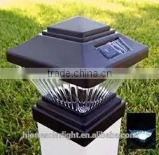 Outdoor Garden Solar LED Post Deck Cap Square Solar Fence Post Lights Quality Choice