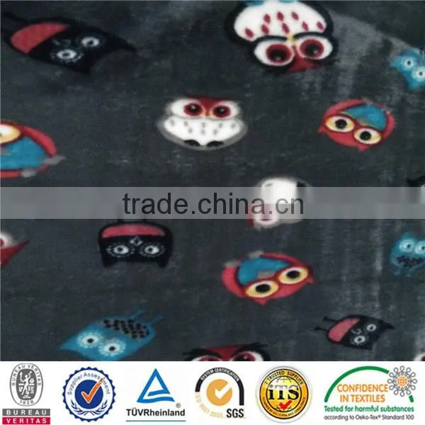 Wholesale Polyester Velour With Cartoon Print Fabric photo-5