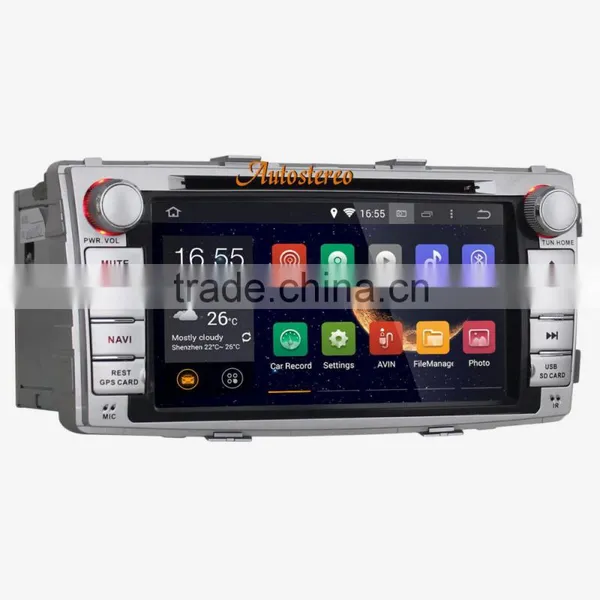 Android 4.4 Car DVD Player Multimedia Headunit For Toyota Hilux 2012+