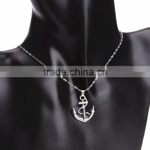 2016 Fashion Anchor Jewelry Crystal Wedding 18K Gold Necklace Designs Quality Choice Supplier's Choice photo-4