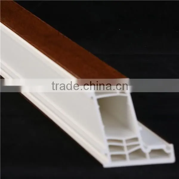 Horizontal Opening Pattern and Steel Frame Material Plastic Window and Door, Upvc Profile Window photo-4