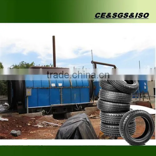 Waste Tyre Recycling Plant With High Oil Yield 45%