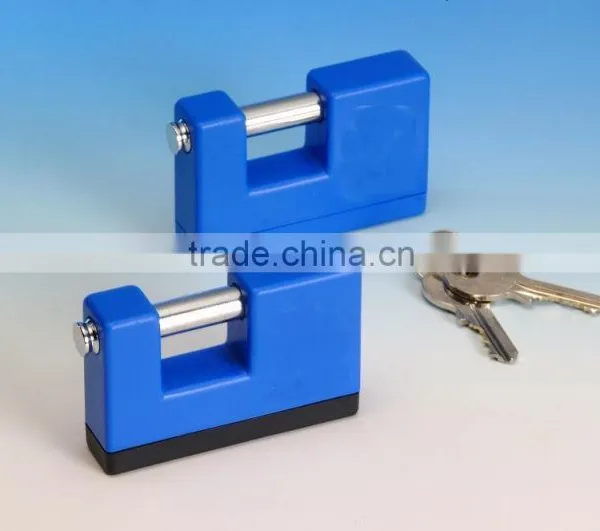 Lipson LS-202 Free Sample!Zinc Alloy Plastic Coated Rectangule Padlock photo-3