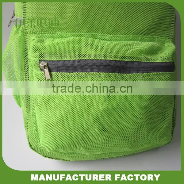 Mesh Fabric Backpack Bag/sport Backpack photo-4