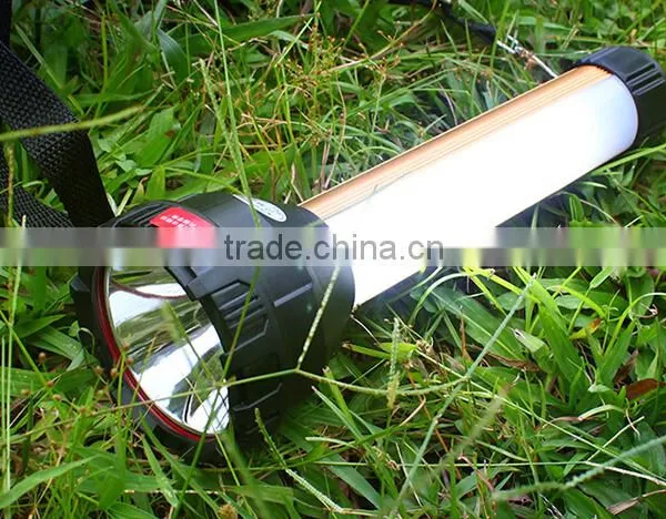 A-OK Rechargeable 10W Led+12 White Led+Blue Red Led Multifunction Car Working Emergency Flashlight photo-2