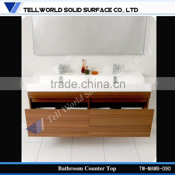 Corian Vanity Tos, White Solid Surface Counter, Corian Bathroom Countertops photo-6
