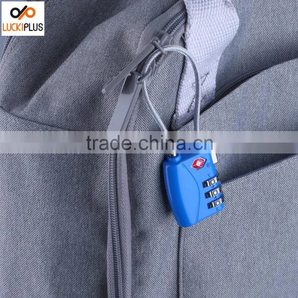 Luckiplus Luggage Locks Combination Password Locks Padlocks TSA Approved 3-Digit Blue photo-4