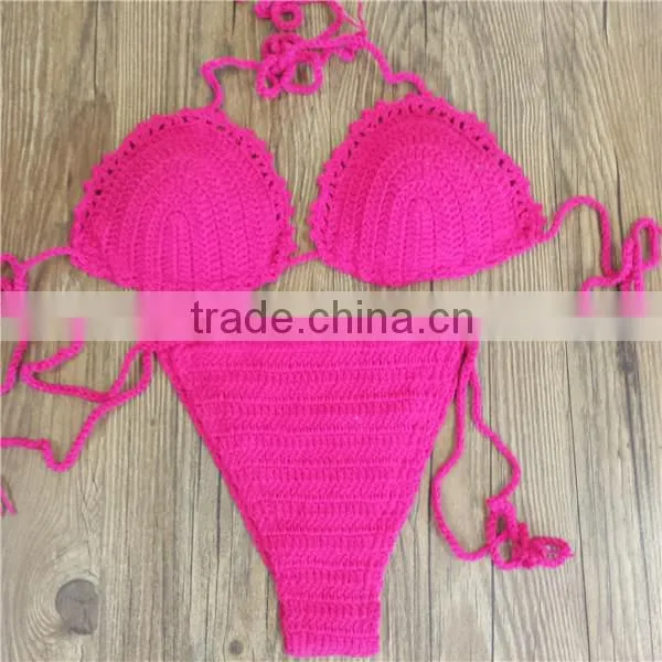 Crochet Bikini Crop Top photo-3