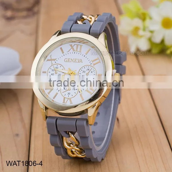 Custom Wrist Watch Silicone Rubber Wristband Watch photo-5