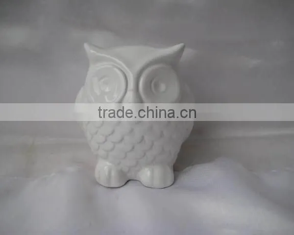 Owl Ceramic Coin Bank