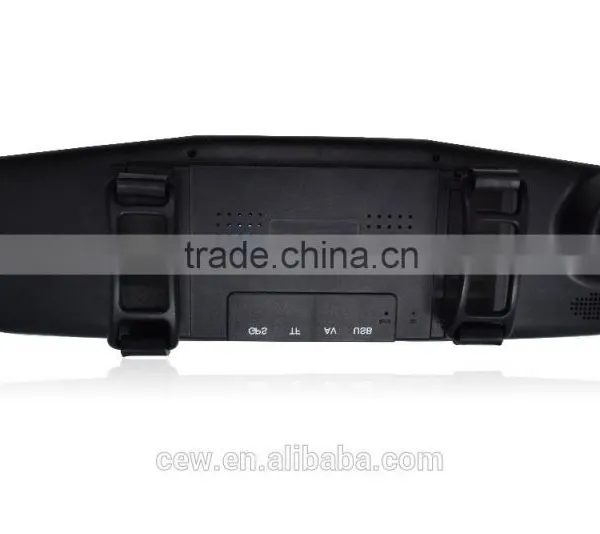 Newest 4.3 Inch Car Black Box Dual Lens Video Recorder Dash Cam Rearview Mirror Car Camera 1080P HD Car DVR photo-5