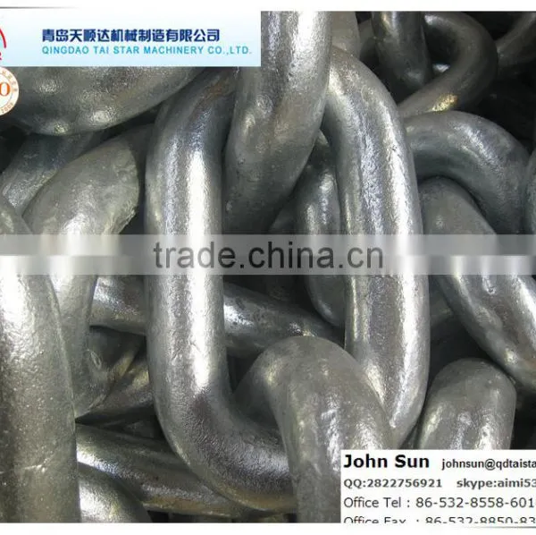 Hot Sale Grade U1 Galvanized Studless Link Anchor Chain photo-3